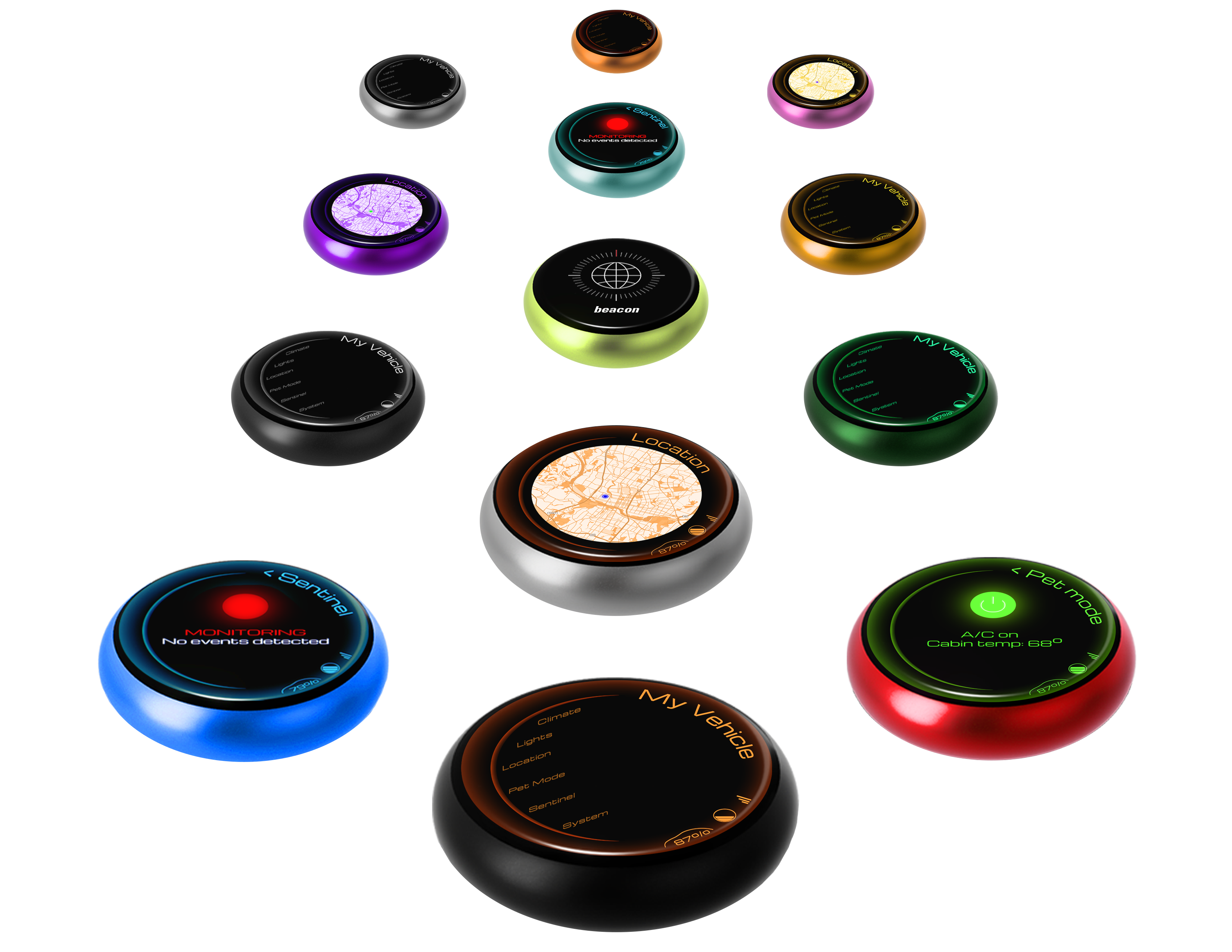 Beacon color variants